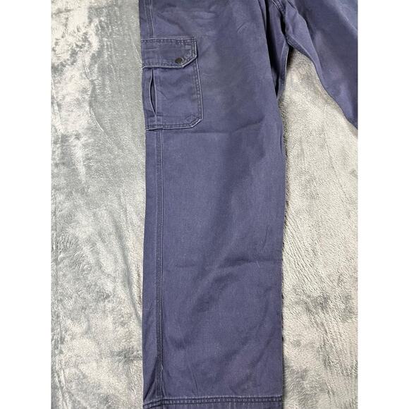 LAPCO FR Flame Resistant Work Pants 100% Cotton Blue Utility Men’s Excellent - Picture 10 of 11